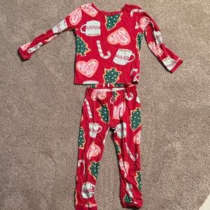 Carter's Festive Red and Green Kids Pajama Set